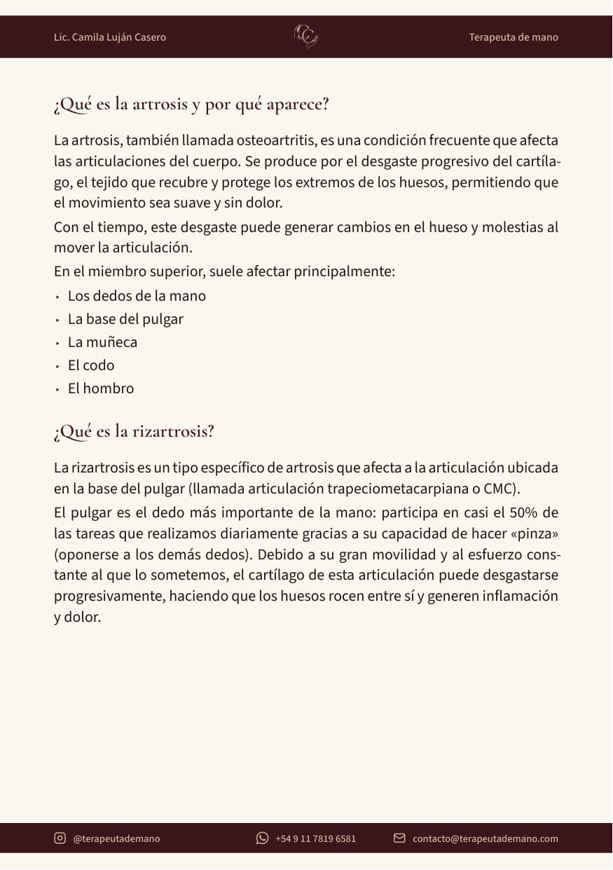 Vista previa página 2 — Artrosis y rizartrosis en casa