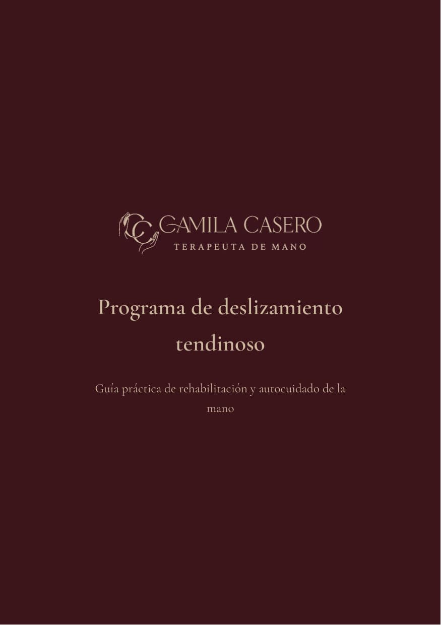 Vista previa página 1 — Programa de deslizamiento tendinoso