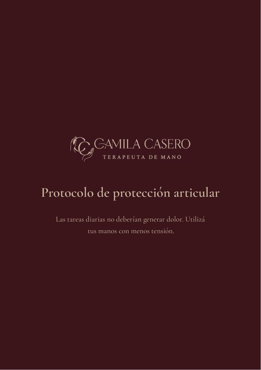 Vista previa página 1 — Protegé tus articulaciones en el día a día