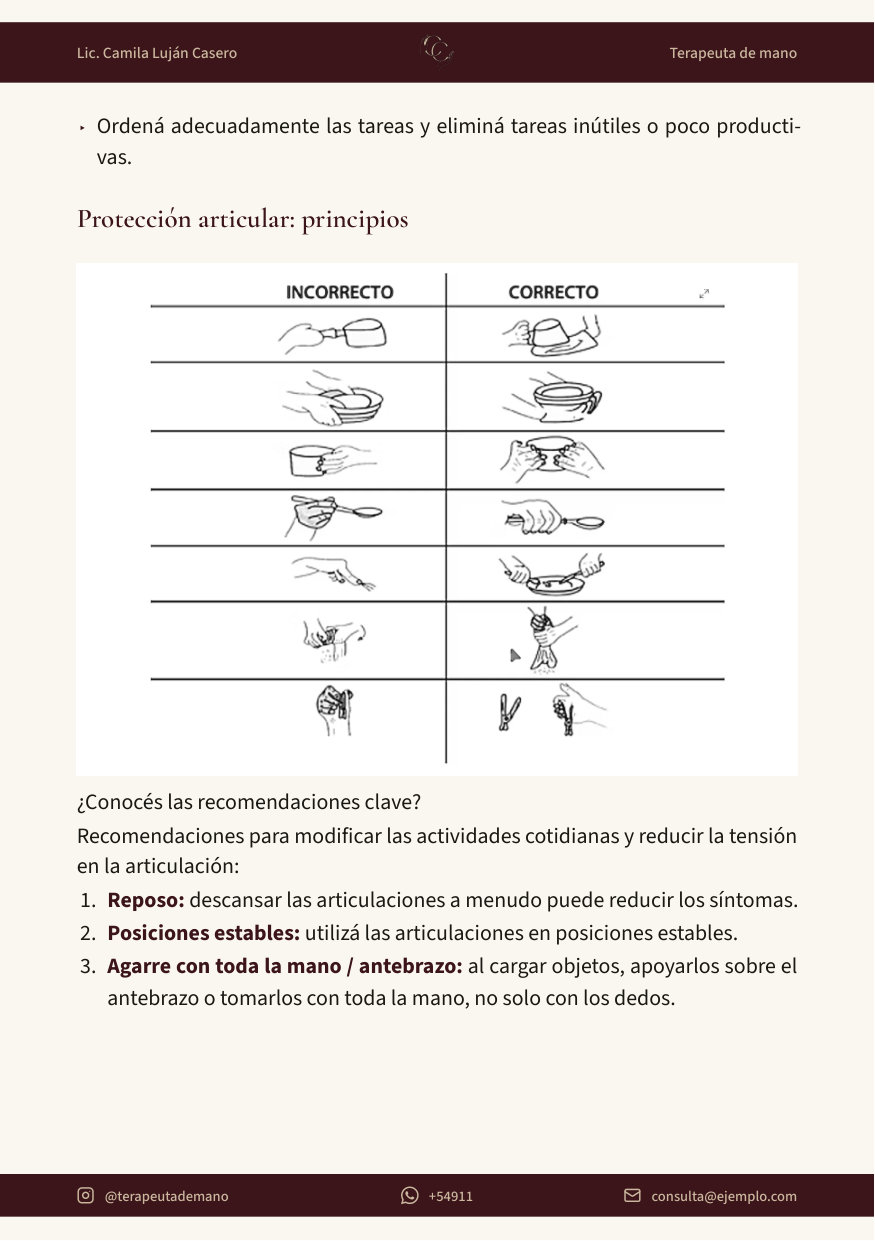 Vista previa página 3 — Controlá la artritis desde tu hogar