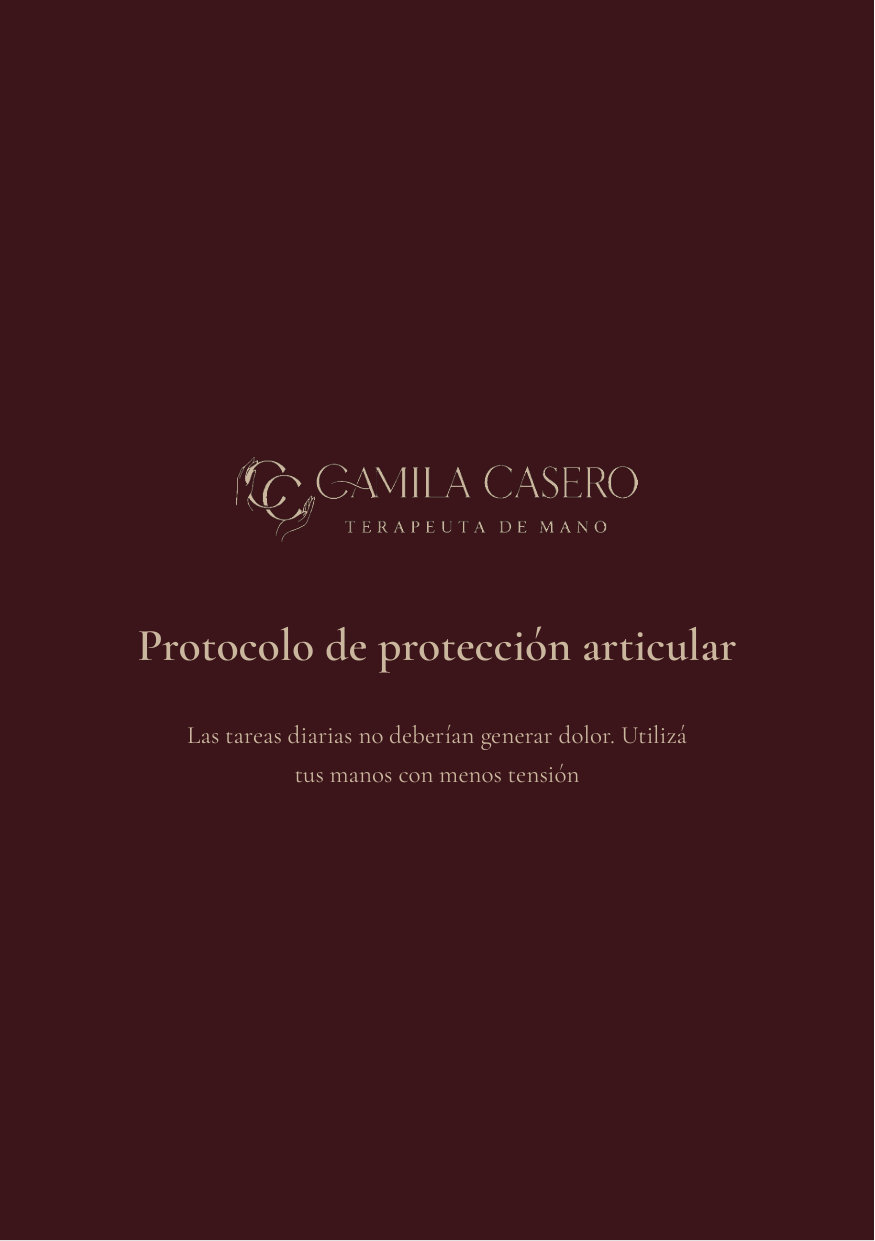 Vista previa página 1 — Protegé tus articulaciones en el día a día